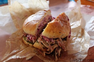 Franklin BBQ Pulled Pork Sandwich